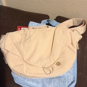 Lululemon Athletica Lunar New Year Cream Crossbody Bag